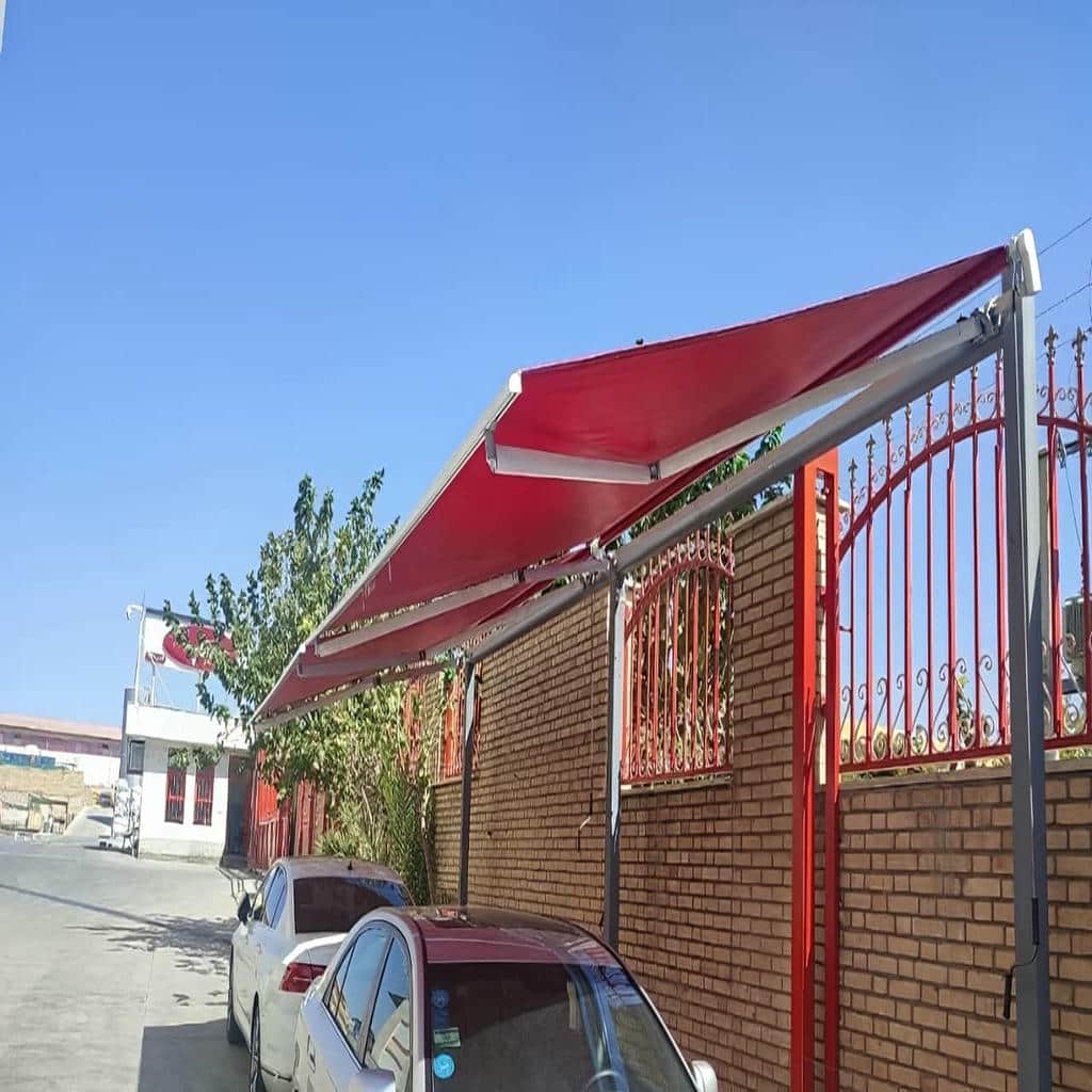 سایبان برقی اتوماتیک در طالقان
