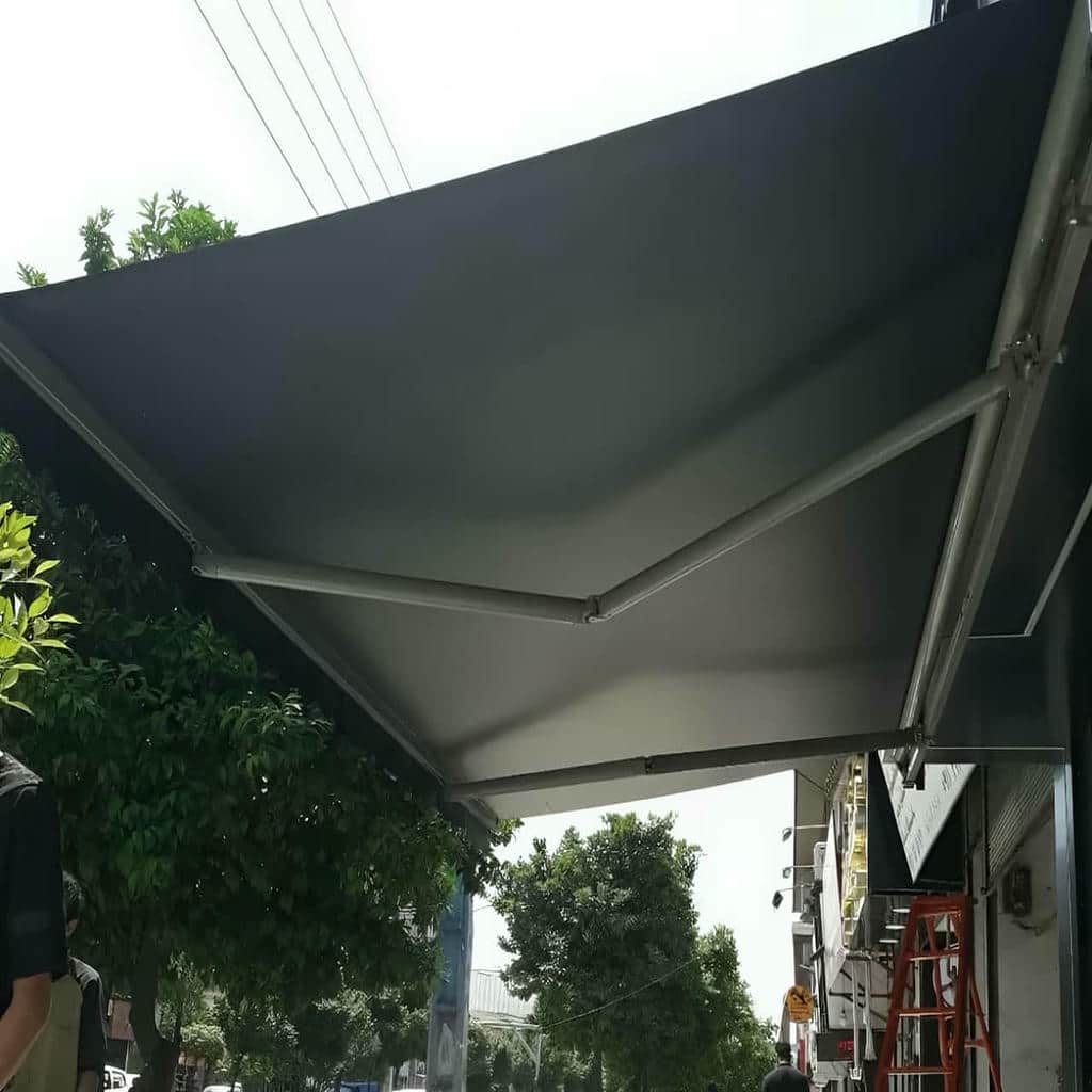 نصب سایبان برقی اتوماتیک ضد UV در کرج