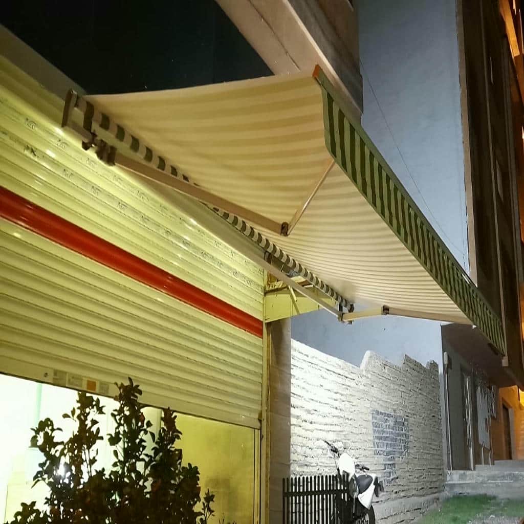 خرید سایبان برقی اتوماتیک بازویی در نیشابور