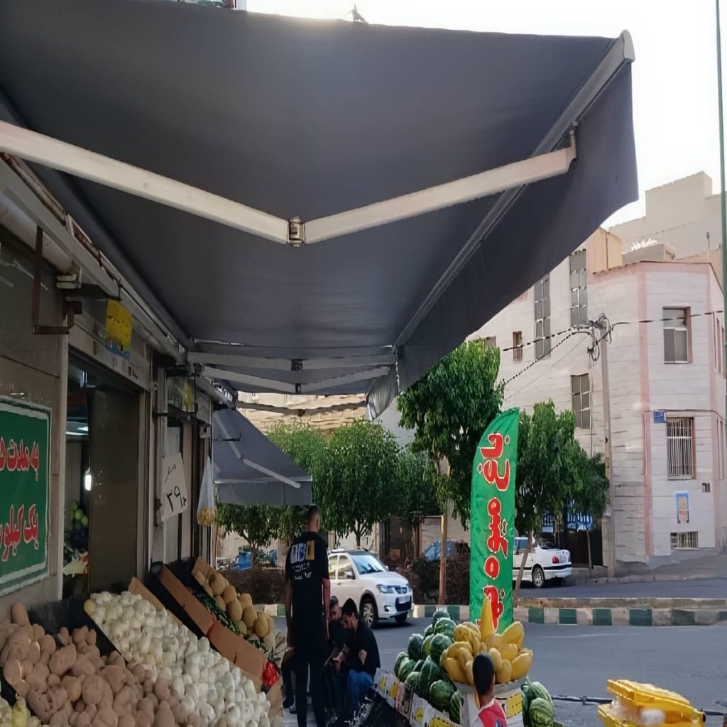 قیمت سایبان برقی اتوماتیک ضدآب در بومهن