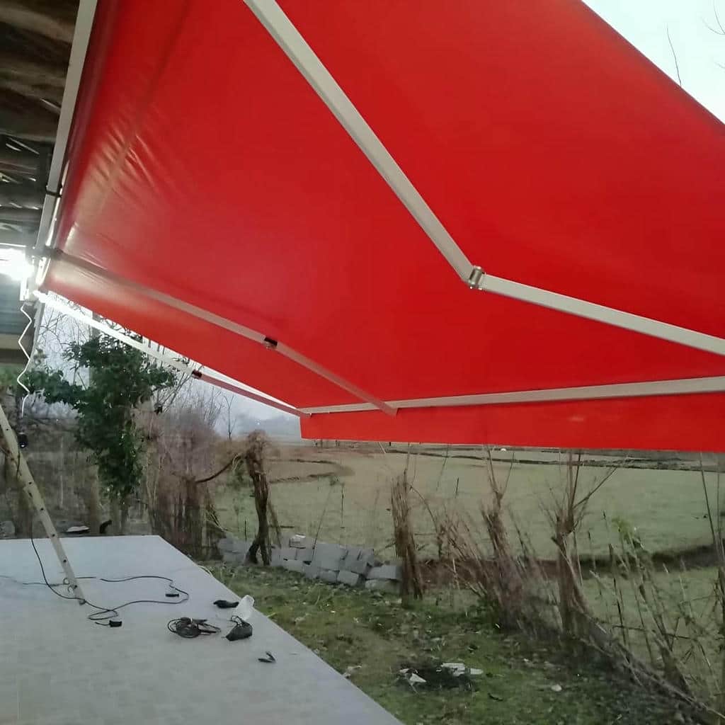 خرید سایبان برقی اتوماتیک بازویی در بندر انزلی