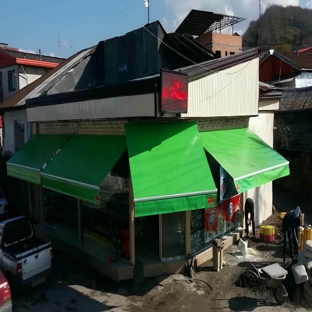 خرید سایبان برقی اتوماتیک بازویی در نظرآباد