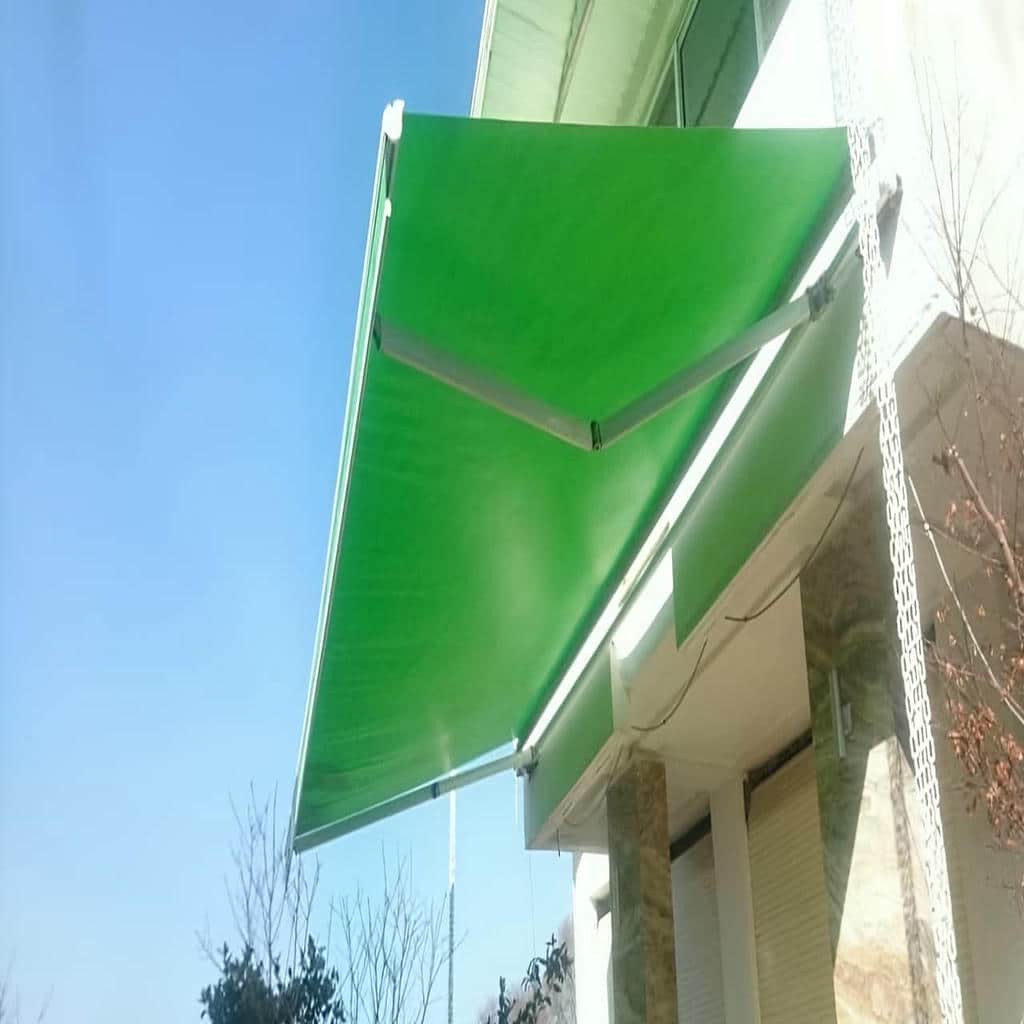 نصب سایبان برقی اتوماتیک ضد UV در پردیس