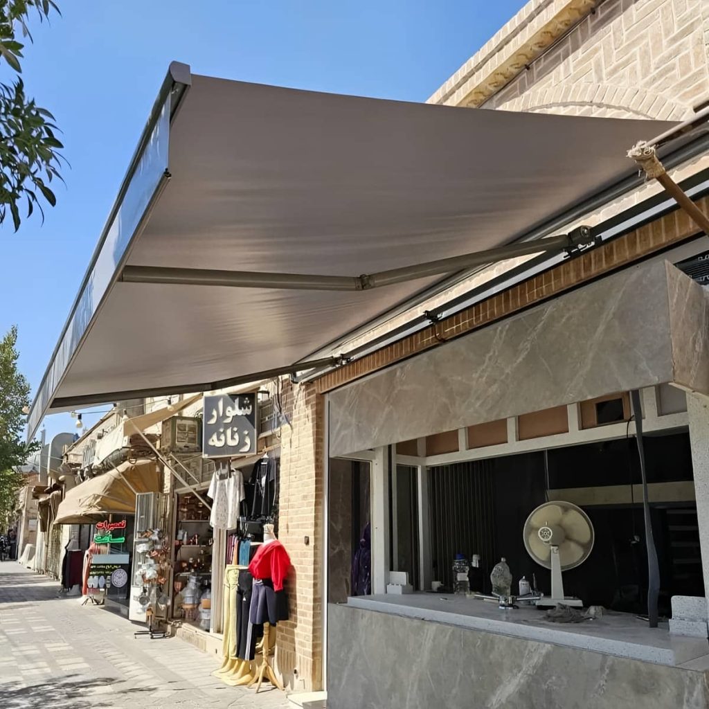 خرید سایبان برقی اتوماتیک بازویی در رشت