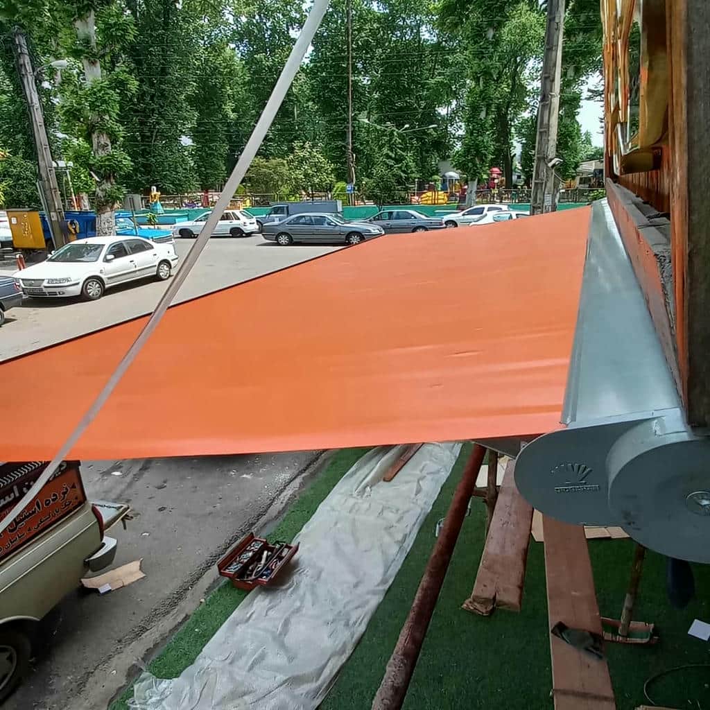 سایبان برقی اتوماتیک در قم