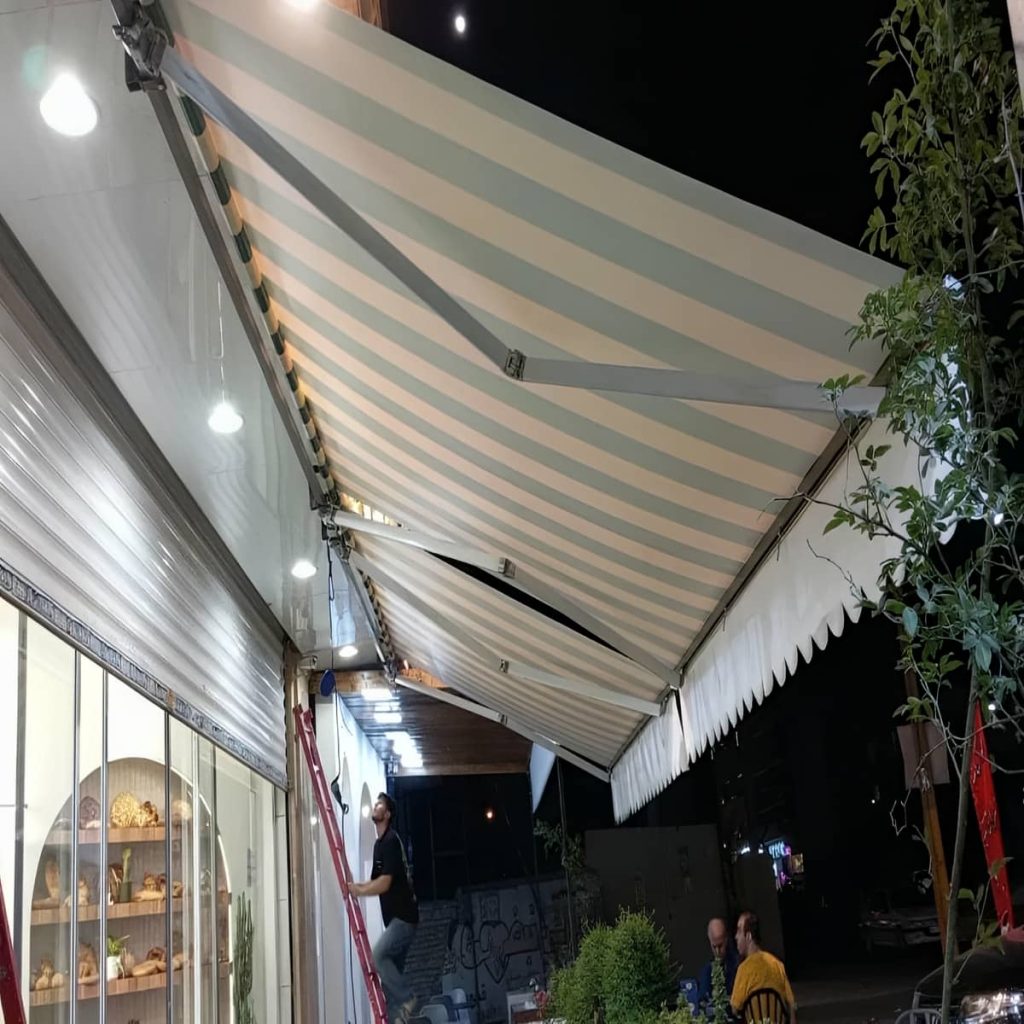 قیمت سایبان برقی اتوماتیک ضدآب در کرج