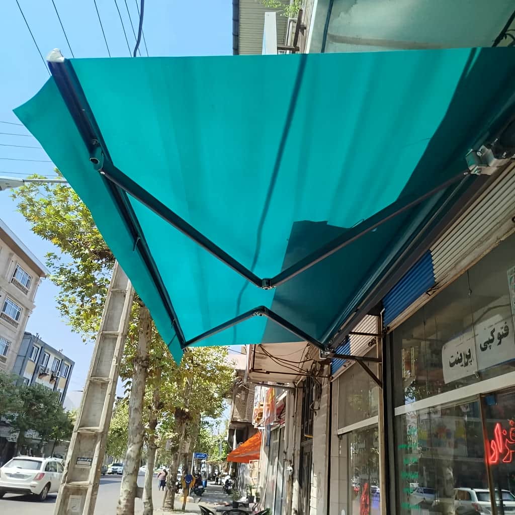 نصب سایبان برقی اتوماتیک ضد UV در سمنان