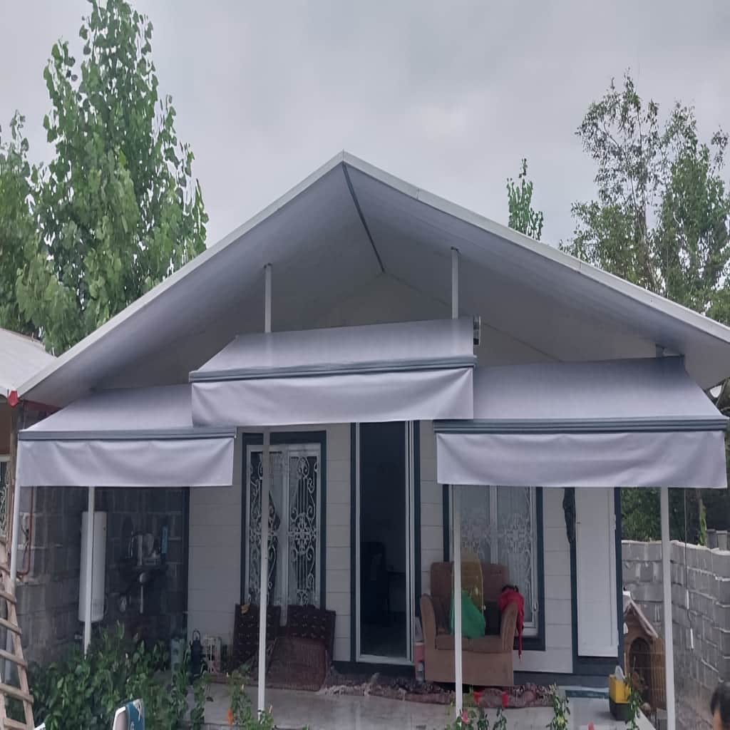 نصب سایبان برقی اتوماتیک ضدآب در شیراز
