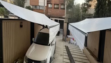 سایبان برقی اتوماتیک در شیراز