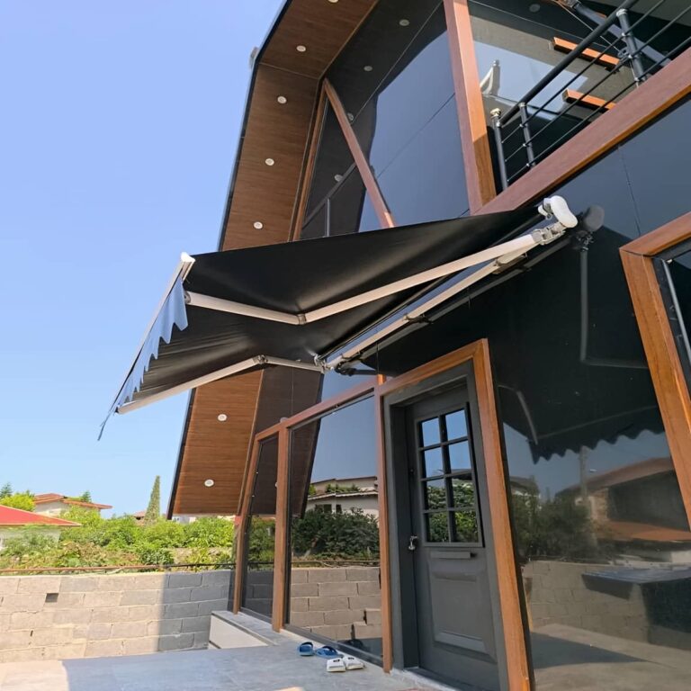 سایبان برقی اتوماتیک در استان گیلان