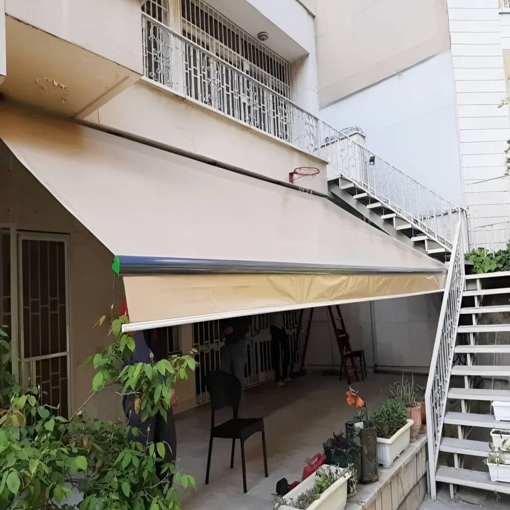 خرید سایبان برقی اتوماتیک بازویی در شهریار