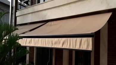سایبان برقی اتوماتیک در بندر لنگه