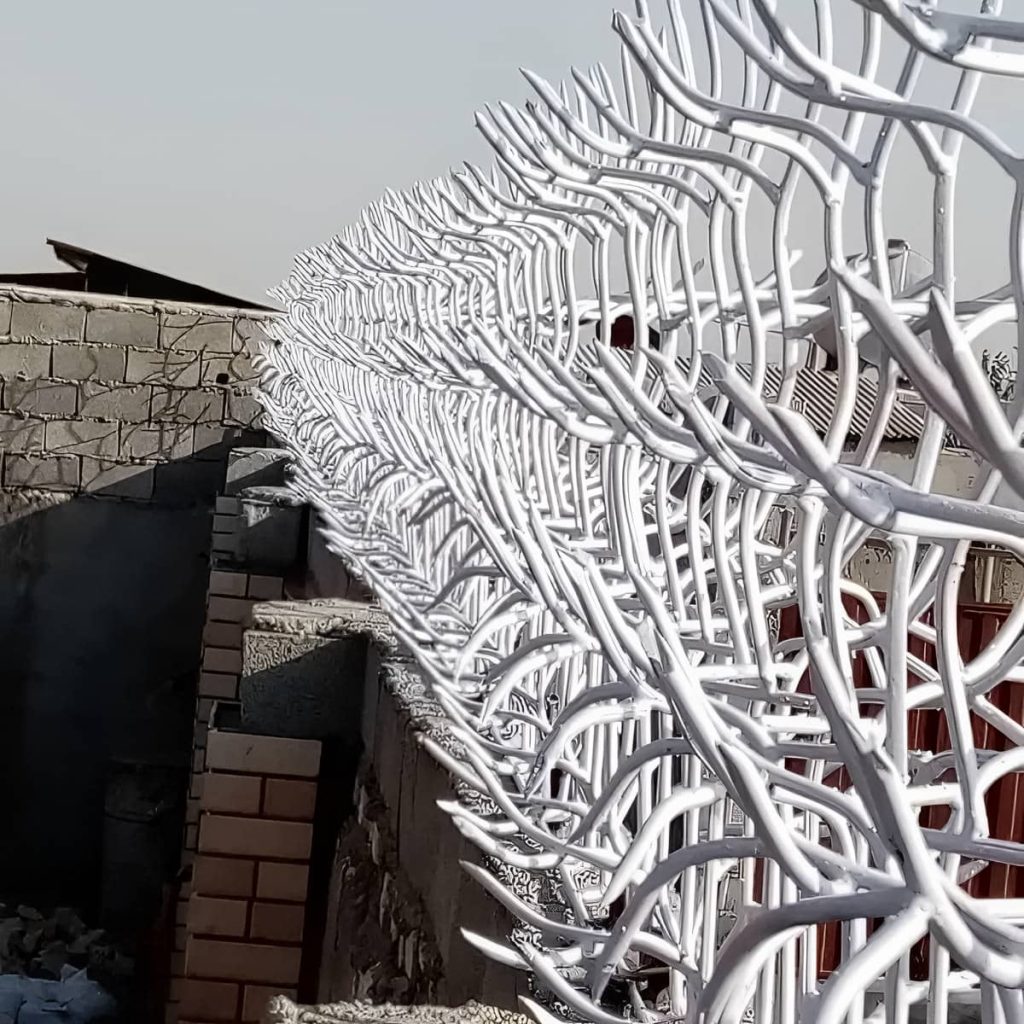 نصب حفاظ شاخ گوزنی رنگ ضدزنگ در نیشابور