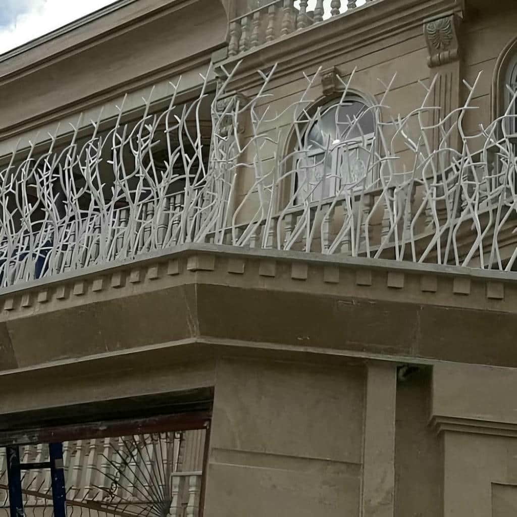 نصب حفاظ شاخ گوزنی رنگ ضدزنگ در استان گلستان