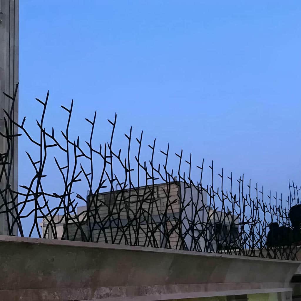 نصب حفاظ شاخ گوزنی رنگ ضدزنگ در اردبیل