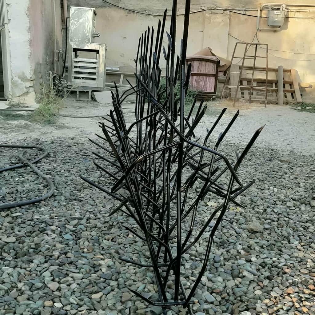 نصب حفاظ شاخ گوزنی رنگ ضدزنگ در اصفهان