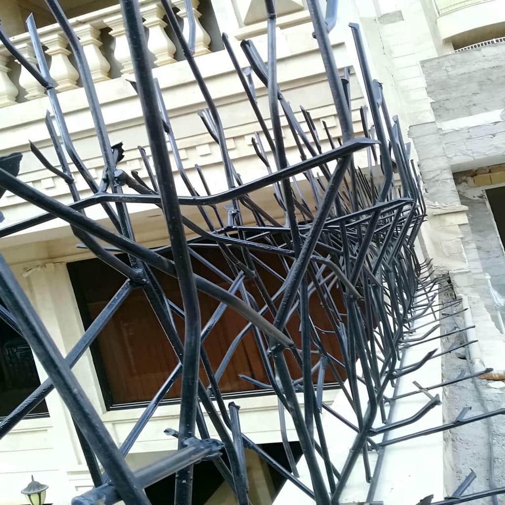 خرید حفاظ شاخ گوزنی پارکینگ روباز در زاهدان