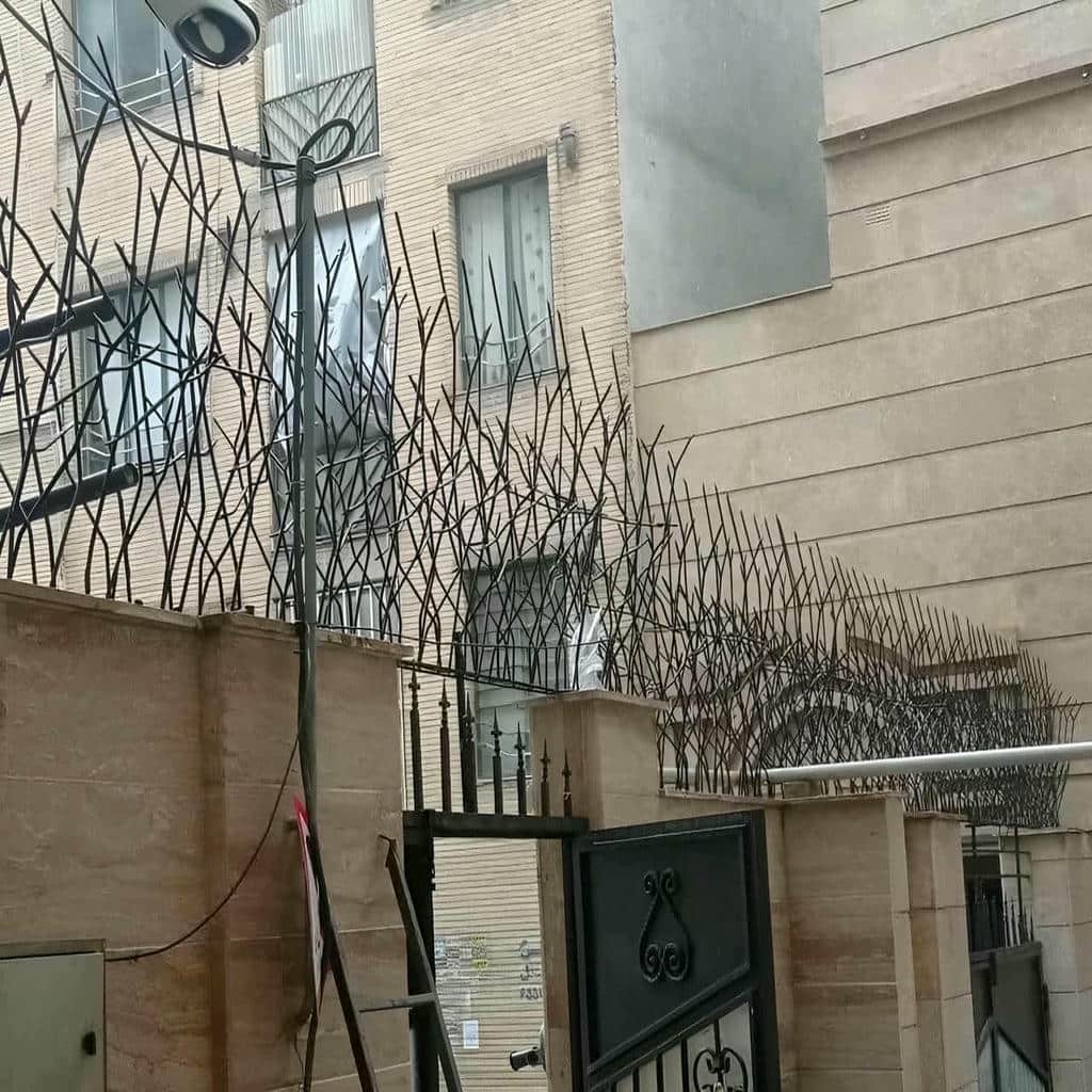نصب حفاظ شاخ گوزنی رنگ ضدزنگ در یزد