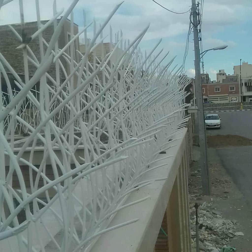 نصب حفاظ شاخ گوزنی رنگ ضدزنگ در ایرانشهر