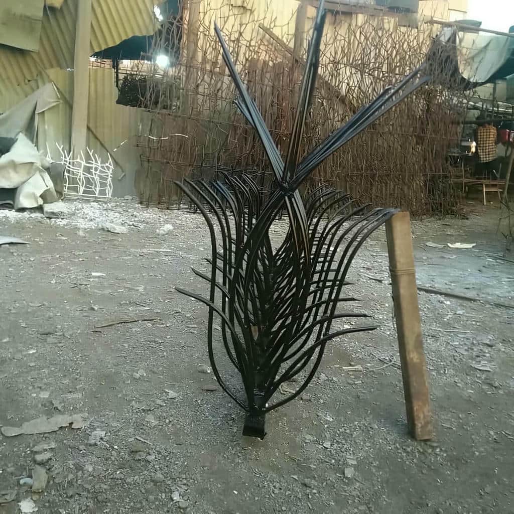 نصب حفاظ شاخ گوزنی رنگ ضدزنگ در رفسنجان
