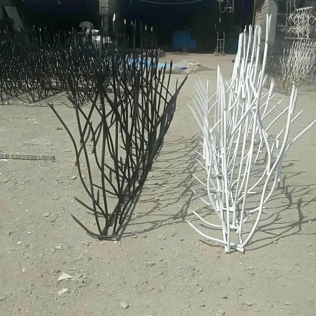 نصب حفاظ شاخ گوزنی رنگ ضدزنگ در رشت