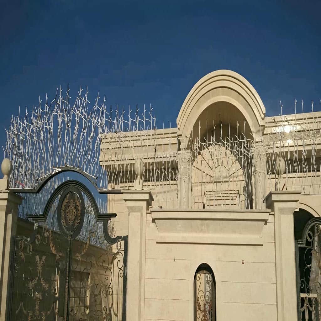 نصب حفاظ شاخ گوزنی ضدزنگ در کیش