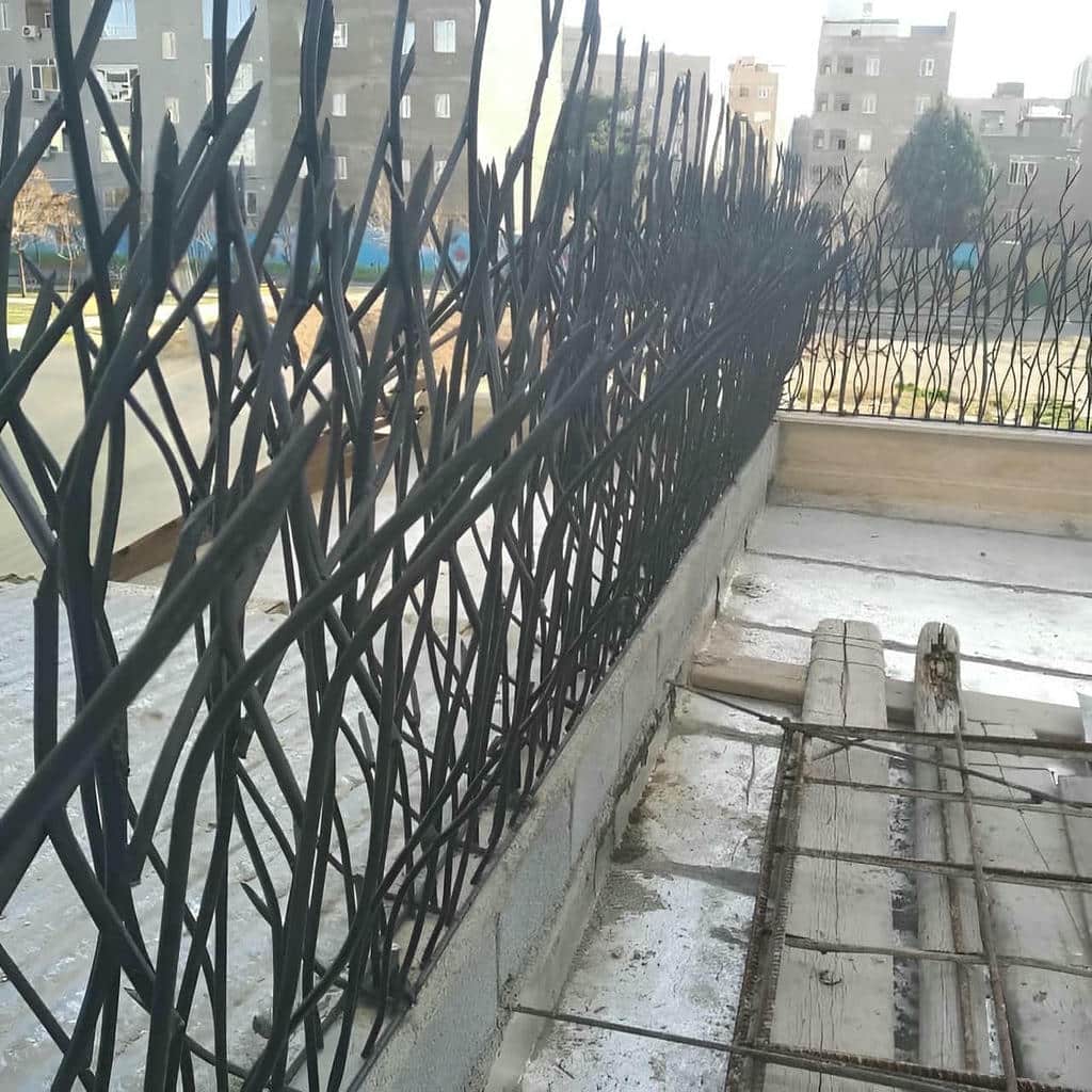 خرید حفاظ شاخ گوزنی میلگردی تیز در آبادان