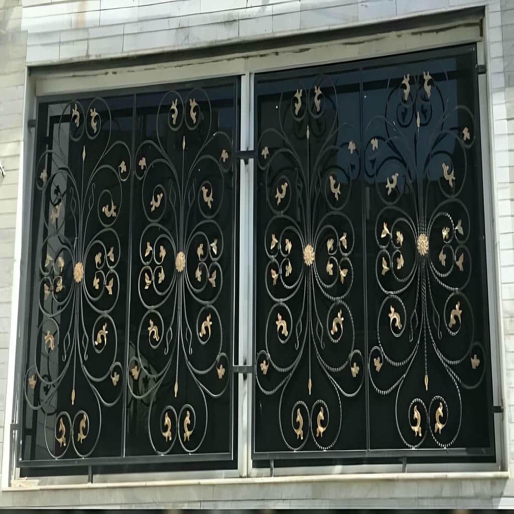 قیمت نرده حفاظ پنجره فرفورژه در بندر انزلی
