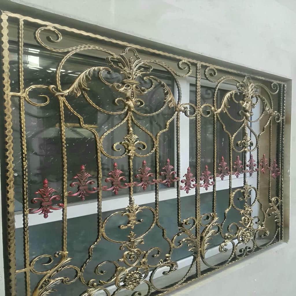 نصب نرده حفاظ پنجره مدرن در لواسان