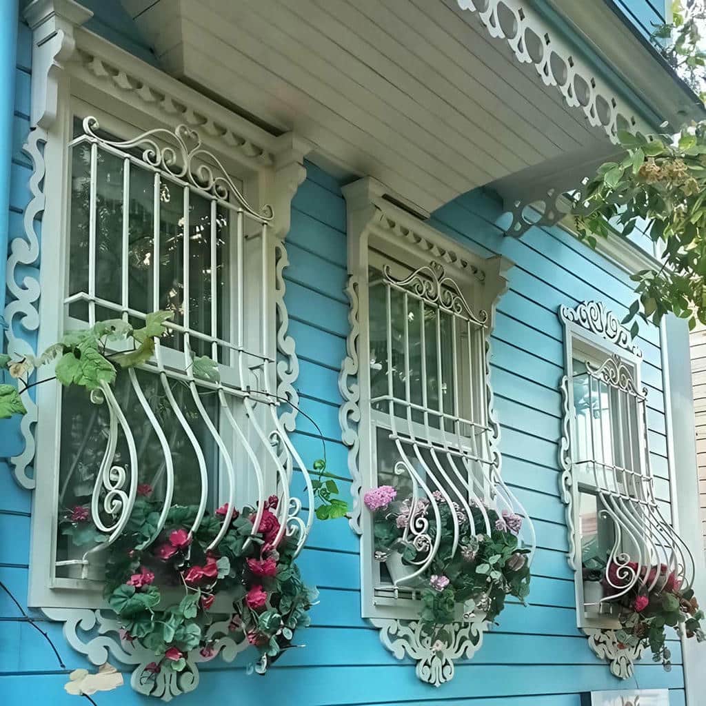 نصب نرده حفاظ پنجره مدرن در خرم آباد