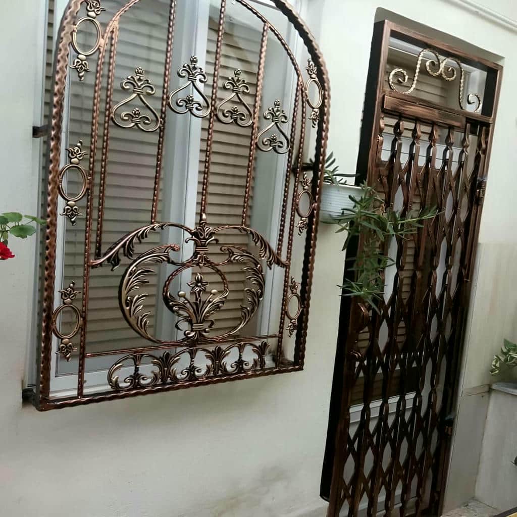نصب نرده حفاظ پنجره مدرن در مشهد