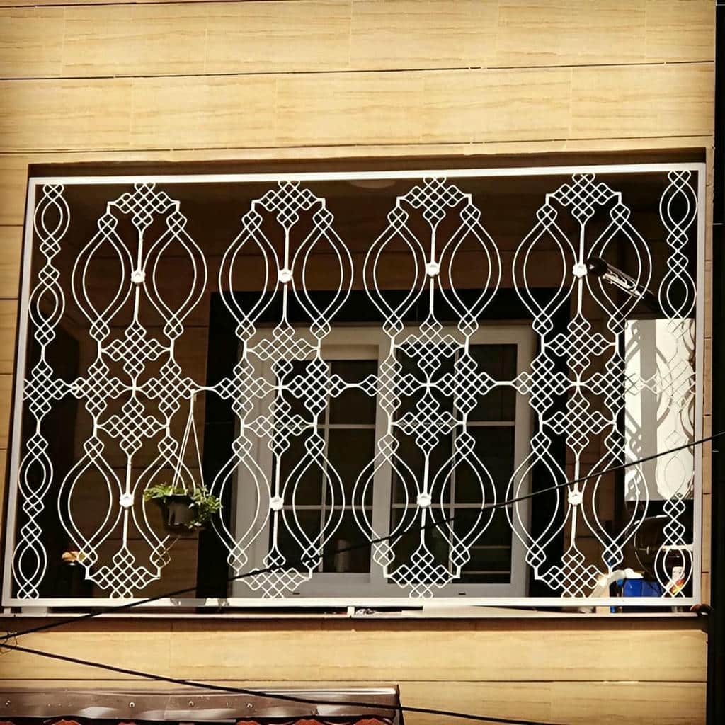 خرید نرده حفاظ پنجره ساده در گنبدکاووس