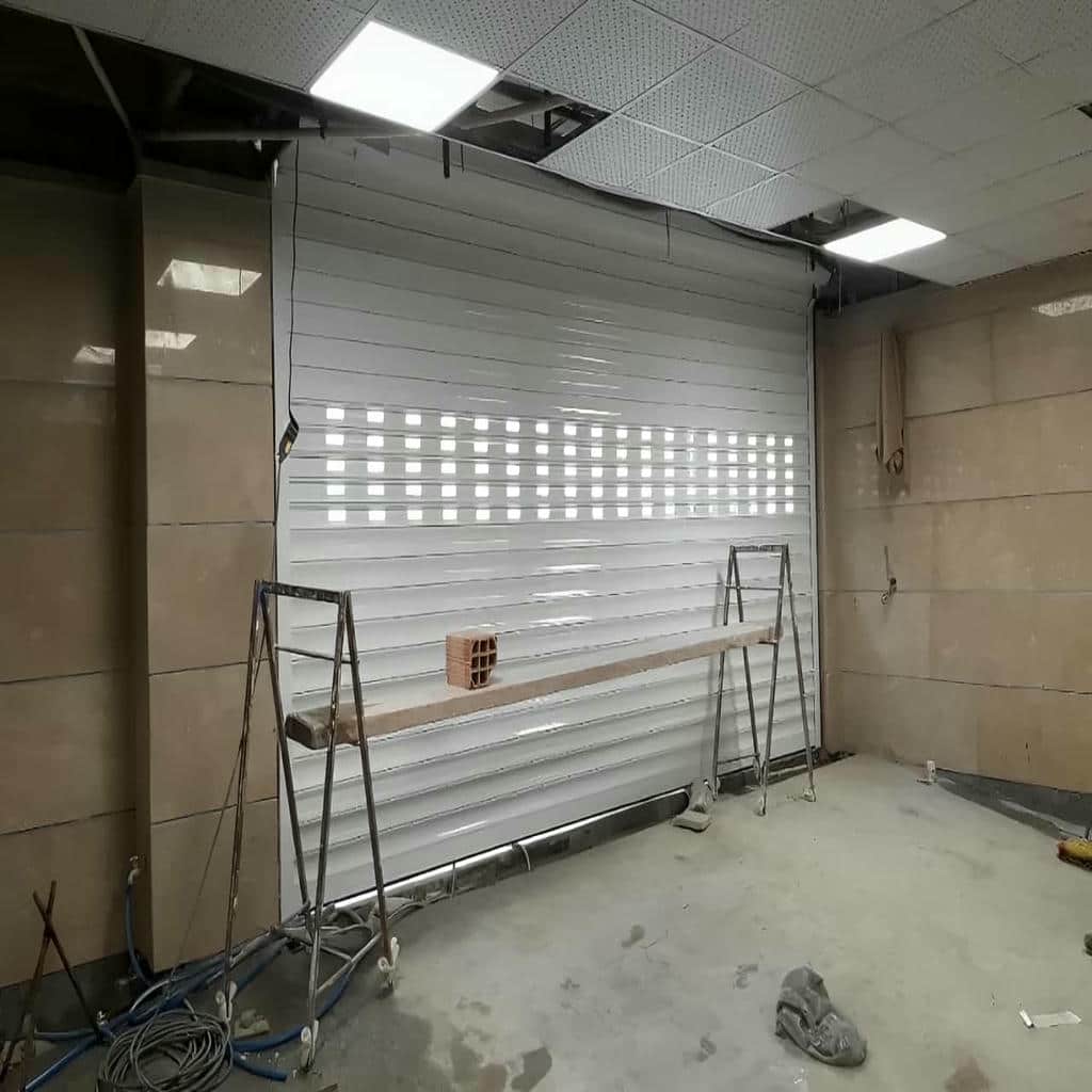 نصب کرکره برقی پارکینگ در اشتهارد