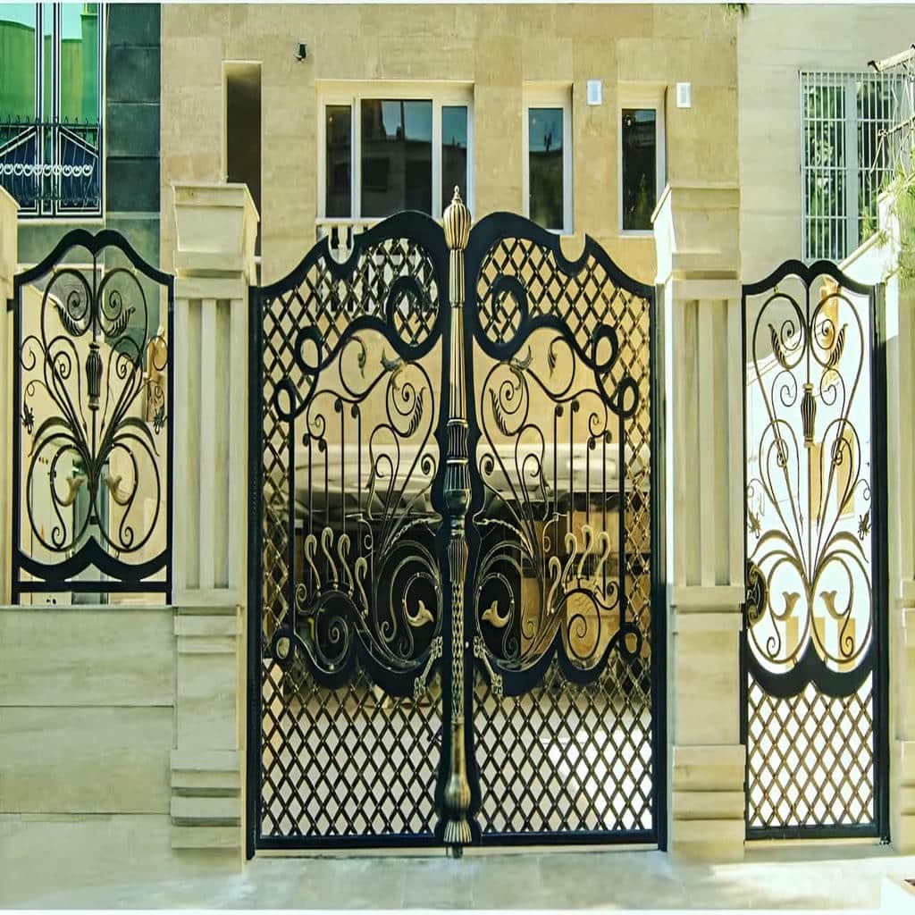 فروش درب پارکینگ فلزی حیاط تک لنگه در هشتگرد