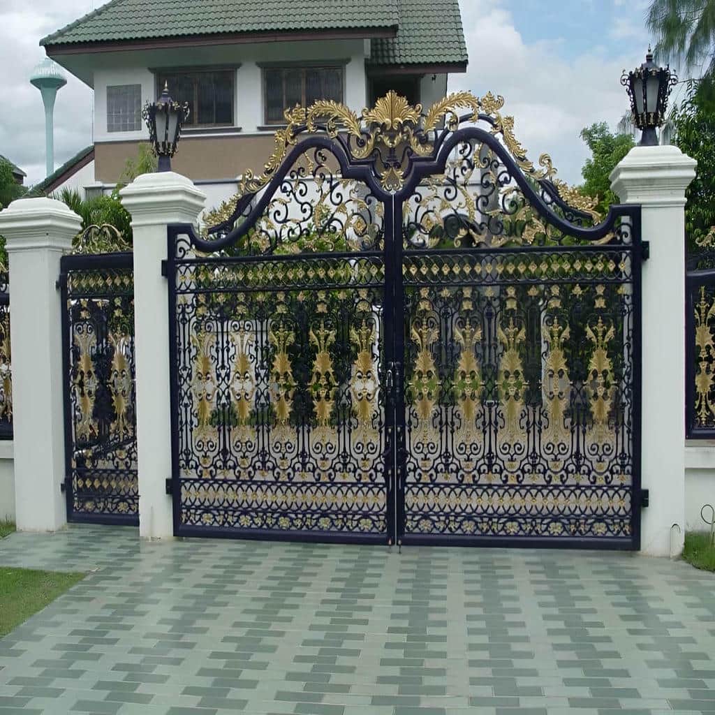 قیمت درب پارکینگ فلزی حیاط پوشش ضدزنگ در قم