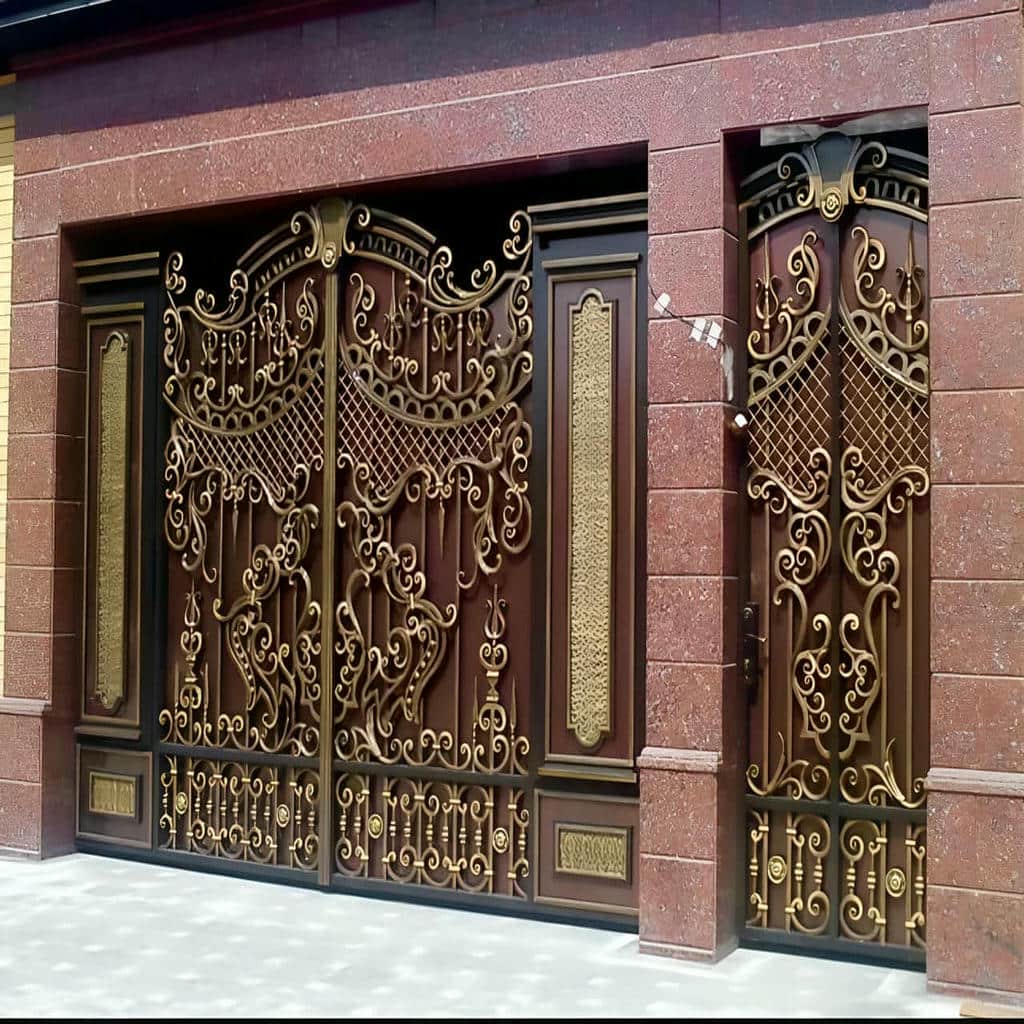 خرید درب پارکینگ فلزی حیاط ویلایی در ایرانشهر