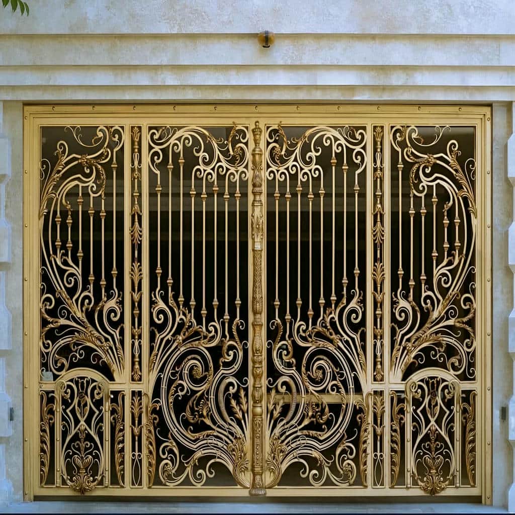نصب درب پارکینگ حیاط مدرن در استان مازندران