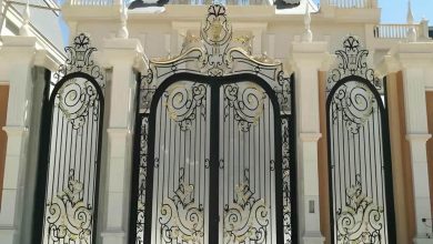 درب پارکینگ حیاط در استان گیلان