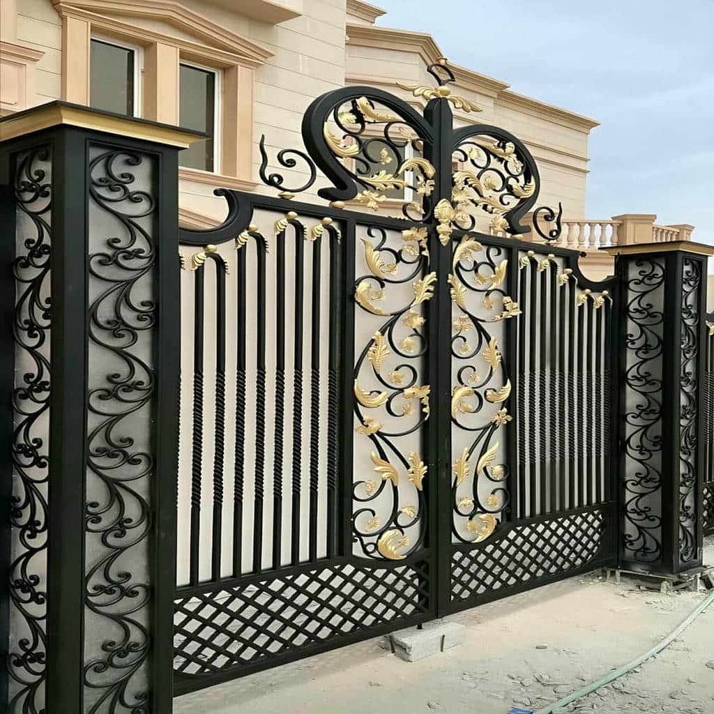 خرید درب پارکینگ فلزی حیاط آهنی در رامسر