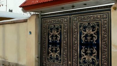 درب پارکینگ حیاط در بندر انزلی