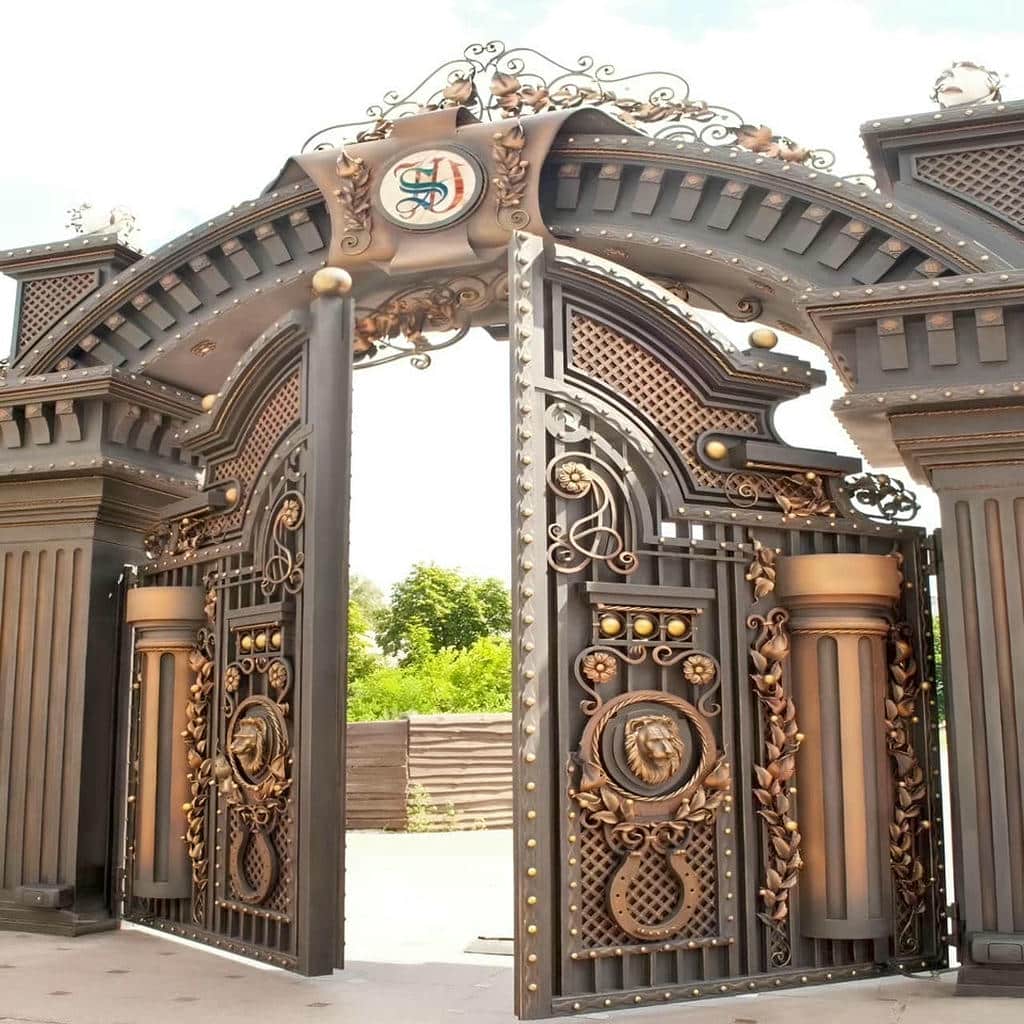 خرید درب پارکینگ فلزی حیاط ویلایی در شیراز
