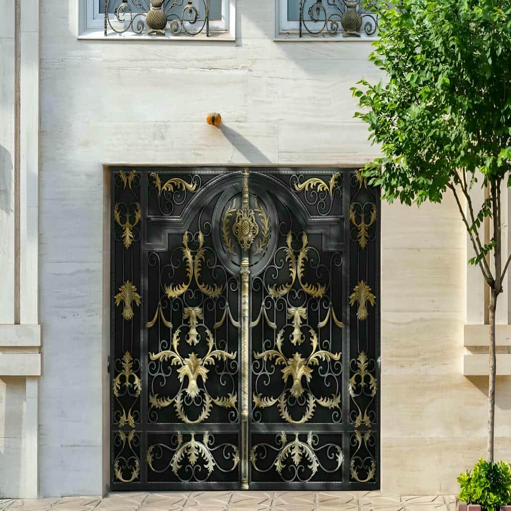 قیمت درب پارکینگ فلزی حیاط فرفورژه در ایرانشهر