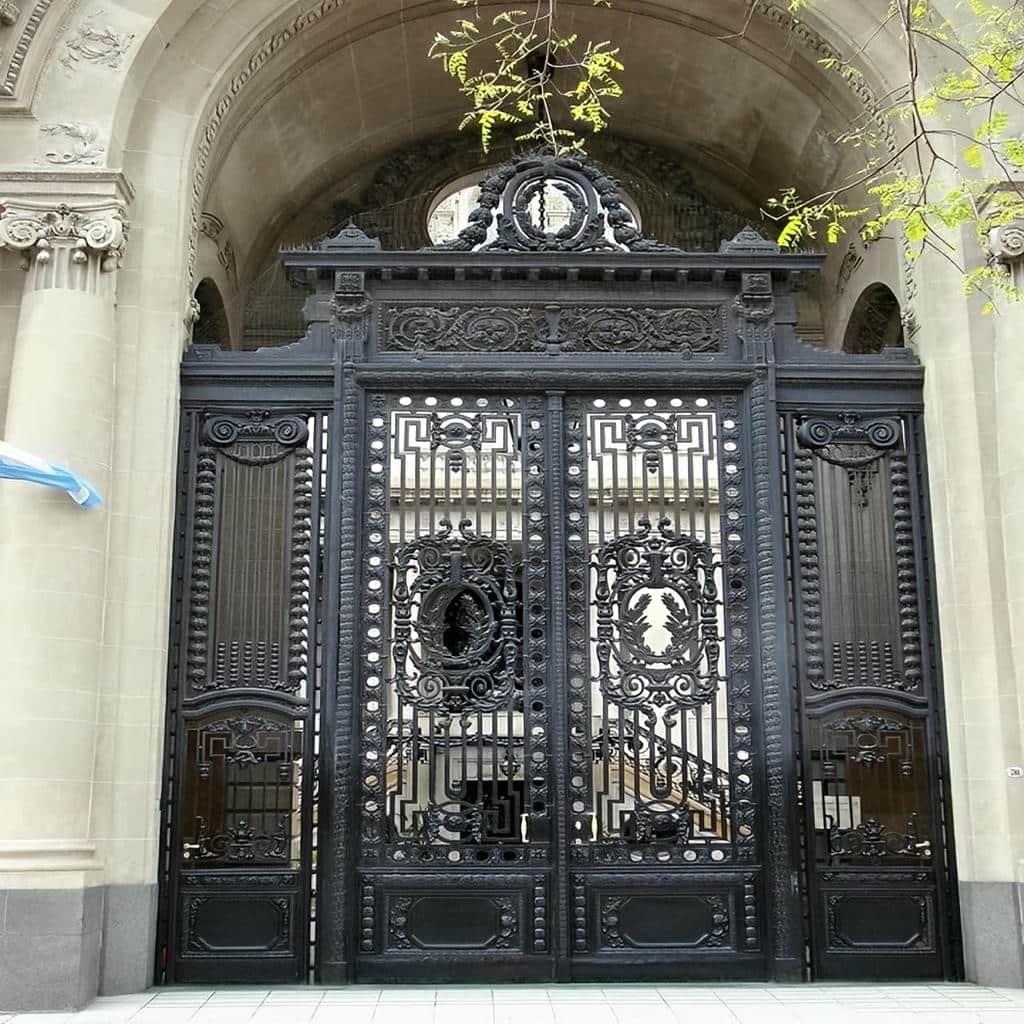 کارخانه درب پارکینگ فلزی حیاط آهنی در ارومیه