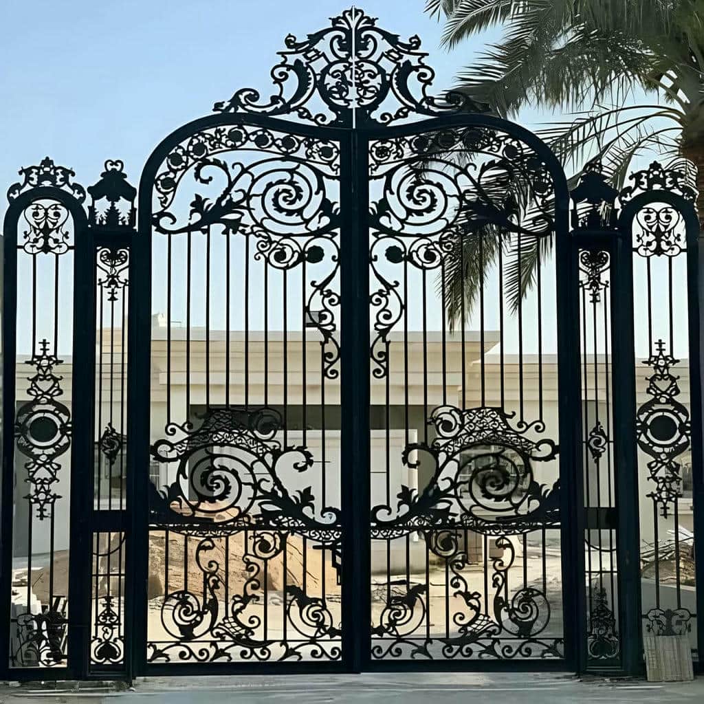 خرید درب پارکینگ فلزی حیاط ضدزنگ در مریوان
