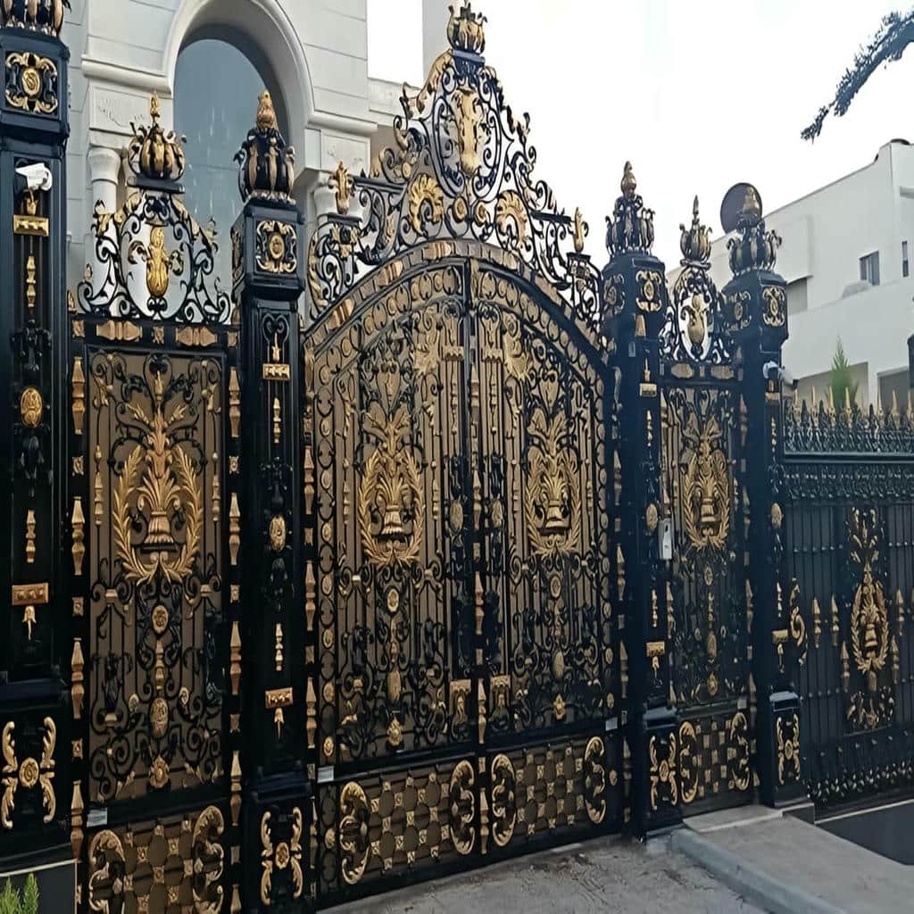 خرید درب پارکینگ فلزی حیاط ویلایی در نیشابور