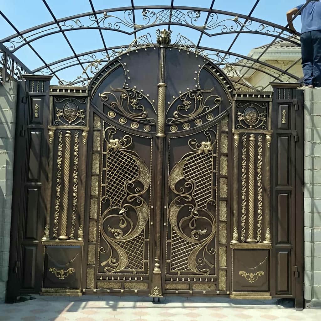 کارخانه درب پارکینگ حیاط تک لنگه در مهرشهر کرج