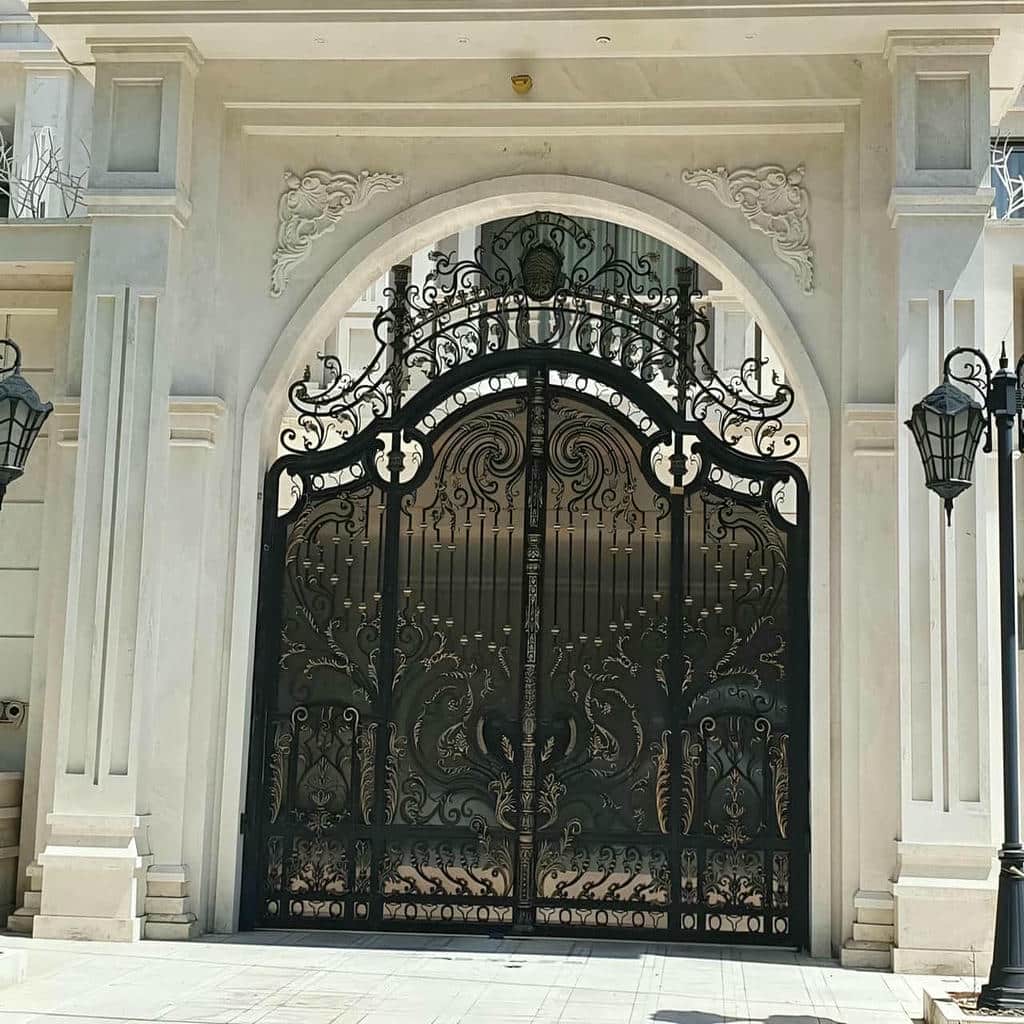 خرید درب پارکینگ حیاط فرفورژه در مهرشهر کرج