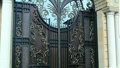 درب پارکینگ حیاط در بندر لنگه