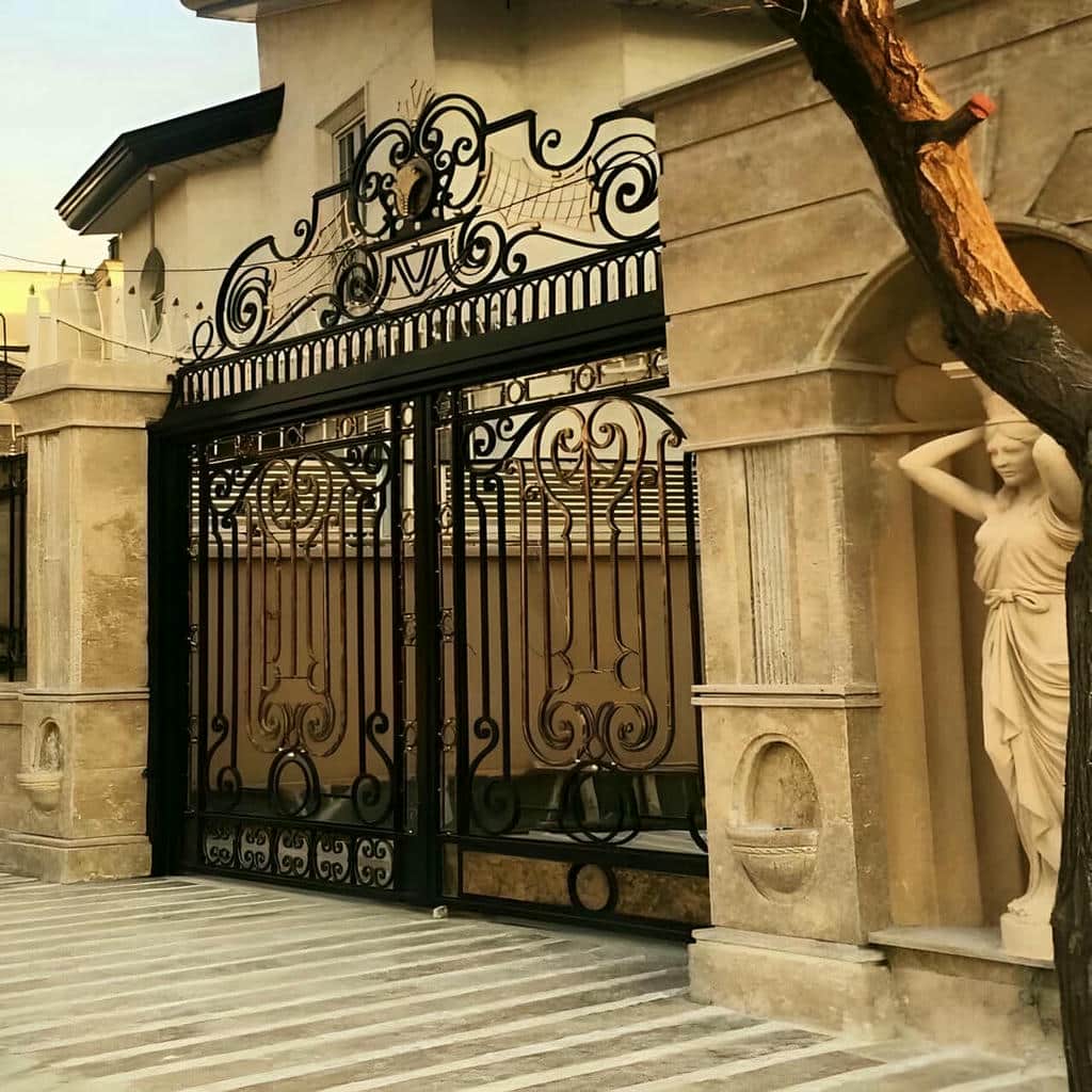خرید درب پارکینگ حیاط ویلایی در استان مازندران