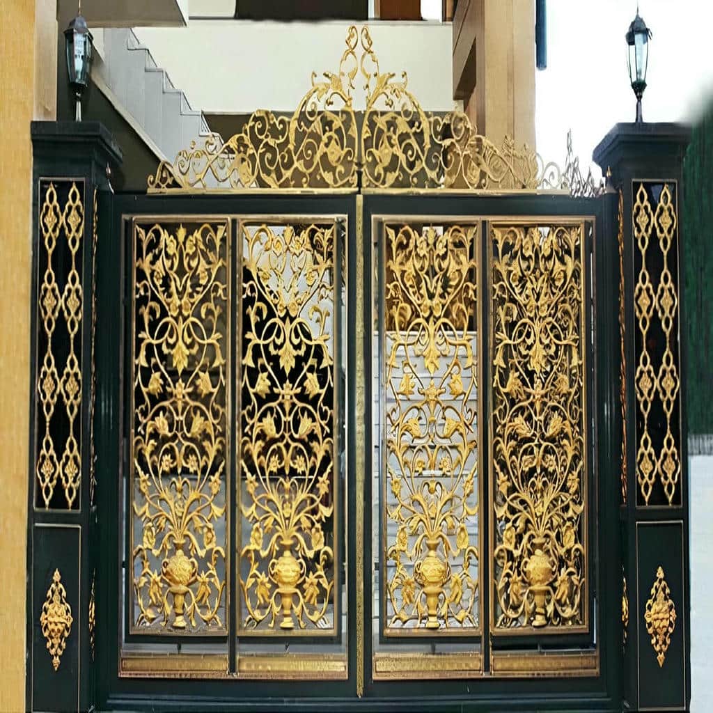 کارخانه درب پارکینگ فلزی حیاط تک لنگه در طالقان